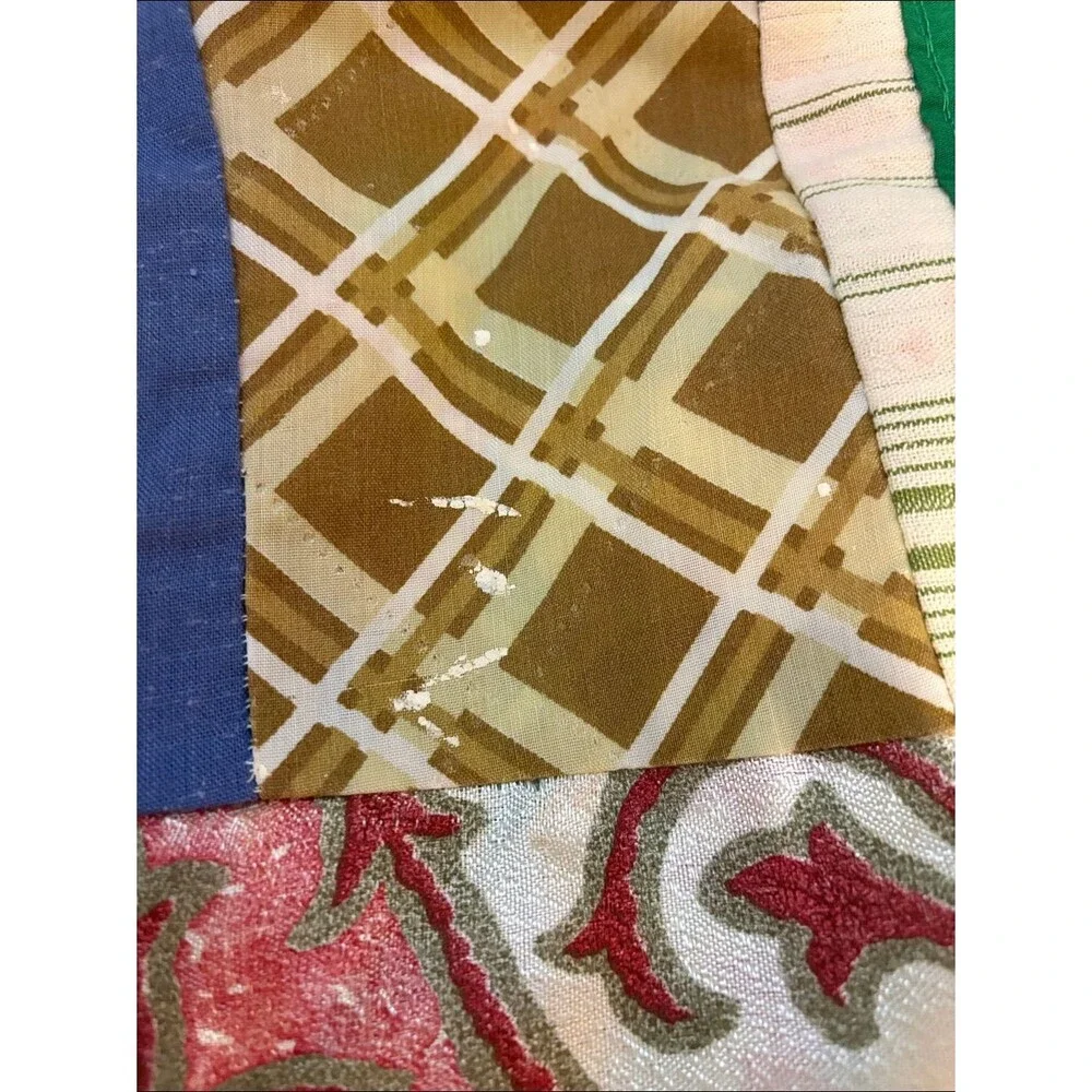 Hand Crafted Multicolor Patchwork Quilt - Floral,Mickey mouse & Plaid Squares
